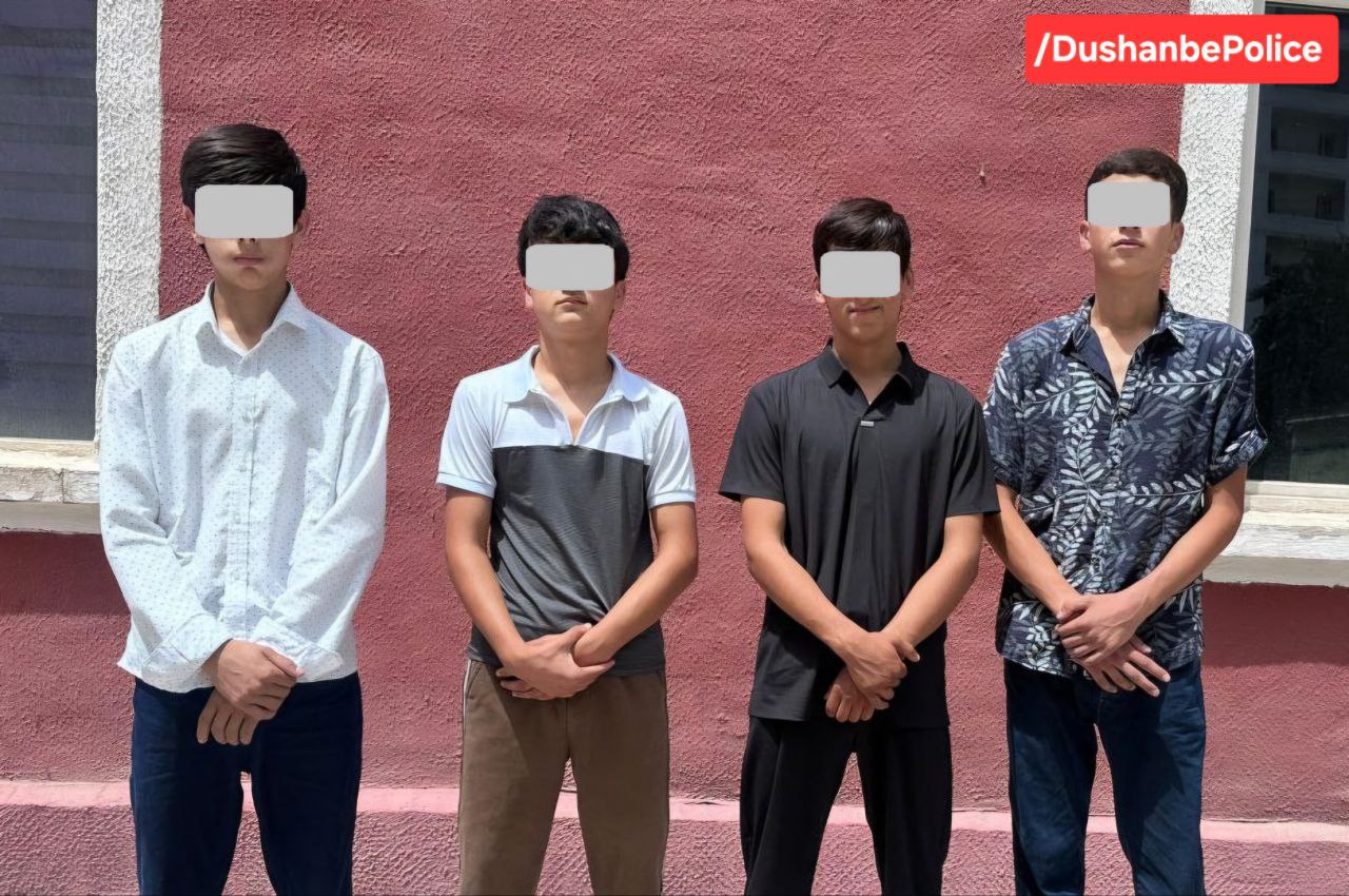 杜尚别警方拘留了涉嫌一系列盗窃案的青少年。