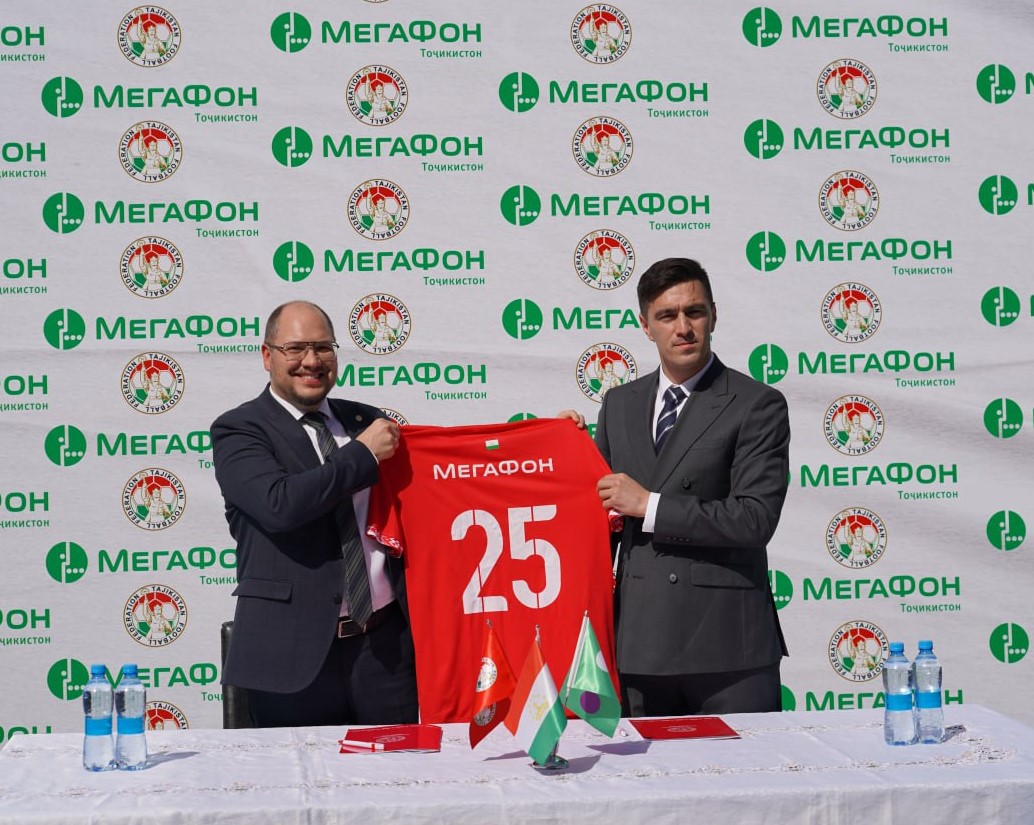 MegaFon Tajikistan 和塔吉克斯坦足球协会将继续在该国发展体育运动。