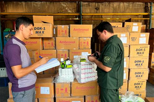在 Doc-1 Max 案件中，超过 300 万单位的假药正在塔什干被销毁。