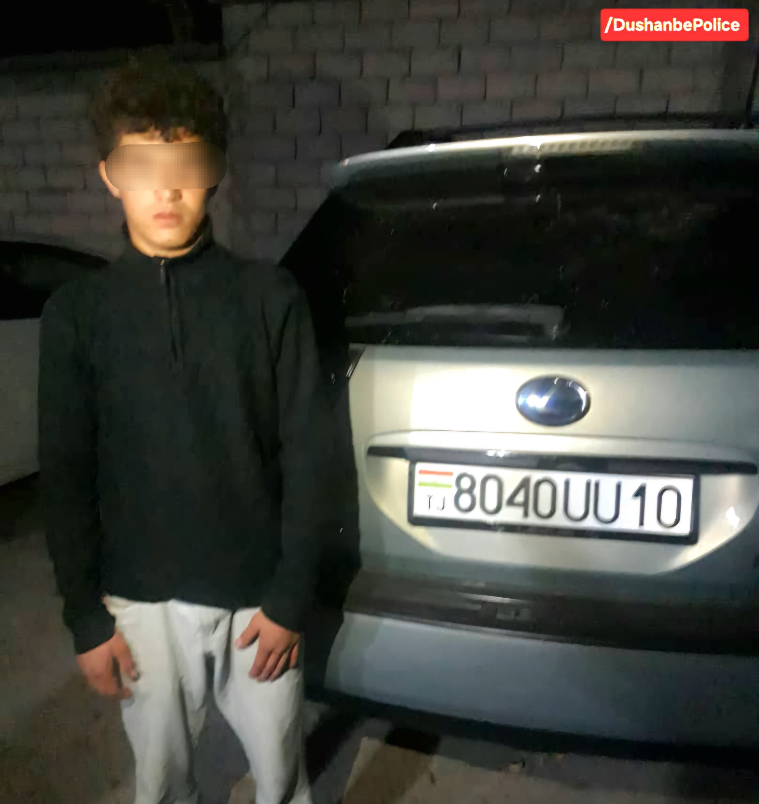 一名未成年人因无证驾驶在杜尚别被捕。