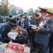 为庆祝塔吉克斯坦警察日，杜尚别举办了一场农业博览会。