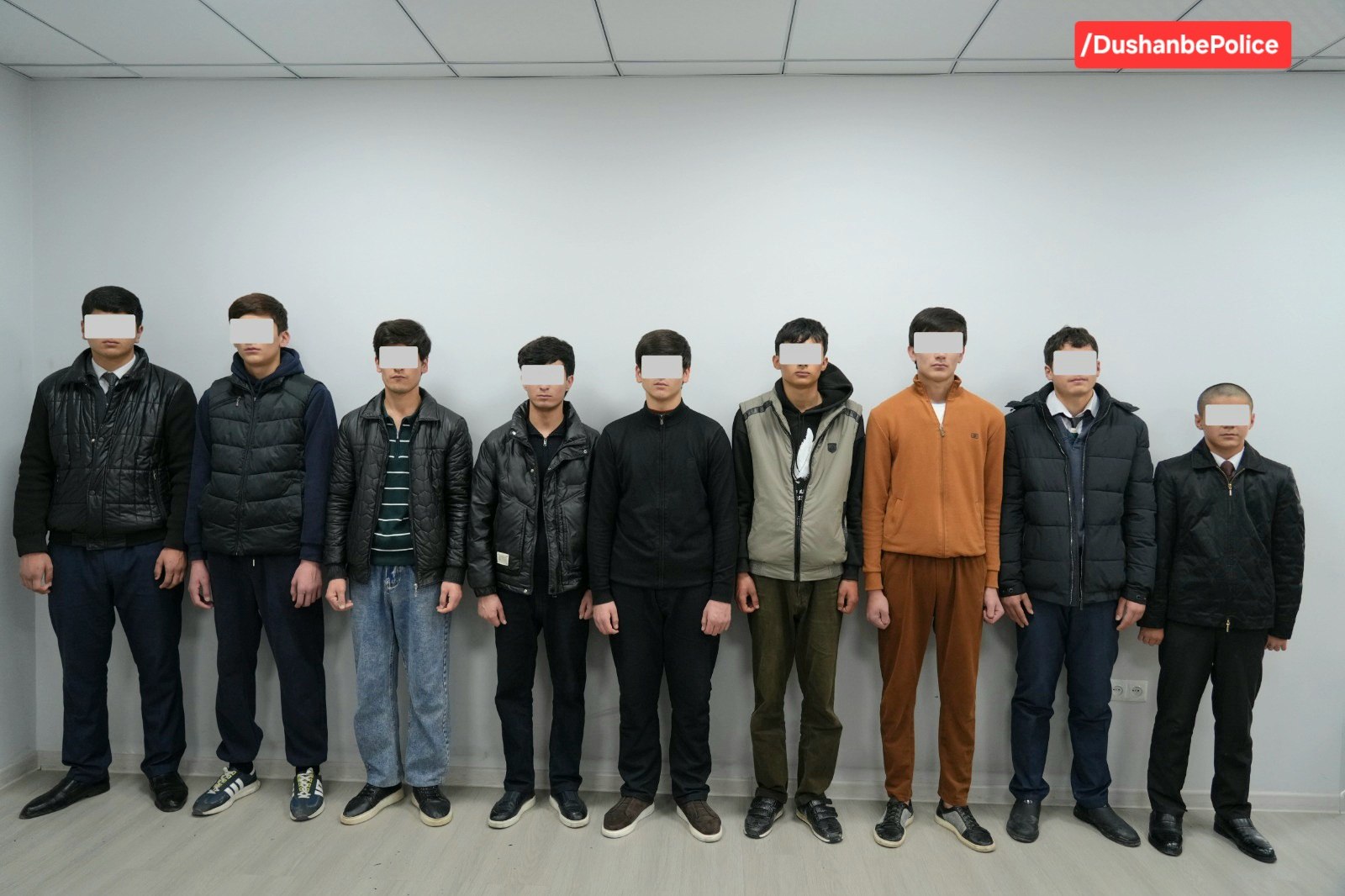 在杜尚别，警方阻止了一起涉及未成年人的群体流氓事件。
