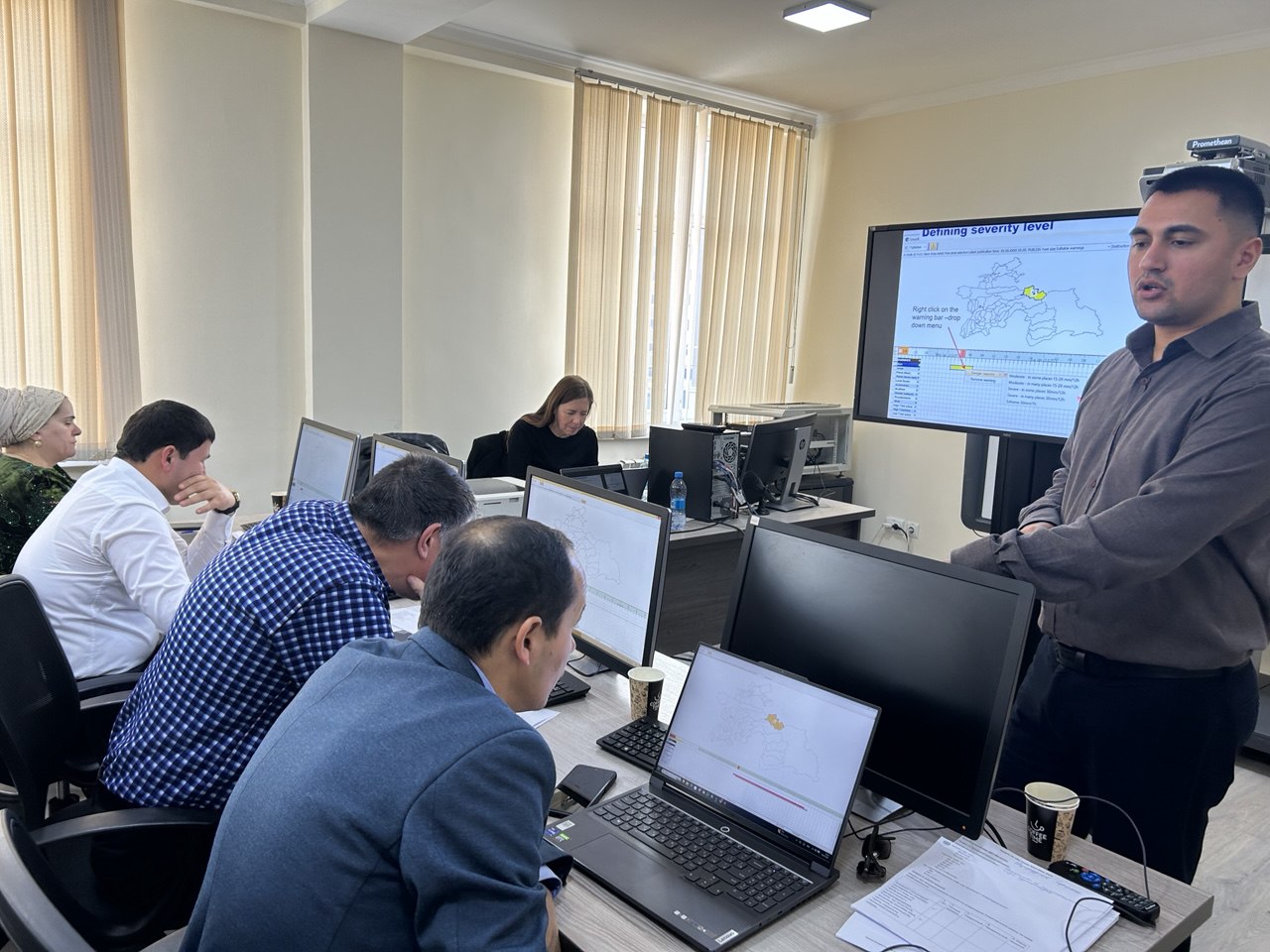 在塔吉克斯坦举办了关于实施 Smartmet Alert 预警系统的研讨会。
