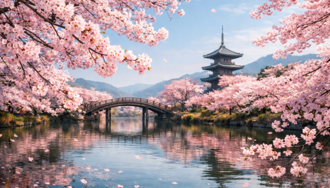 由于游客行为不端，日本富士吉田樱花节已被取消。