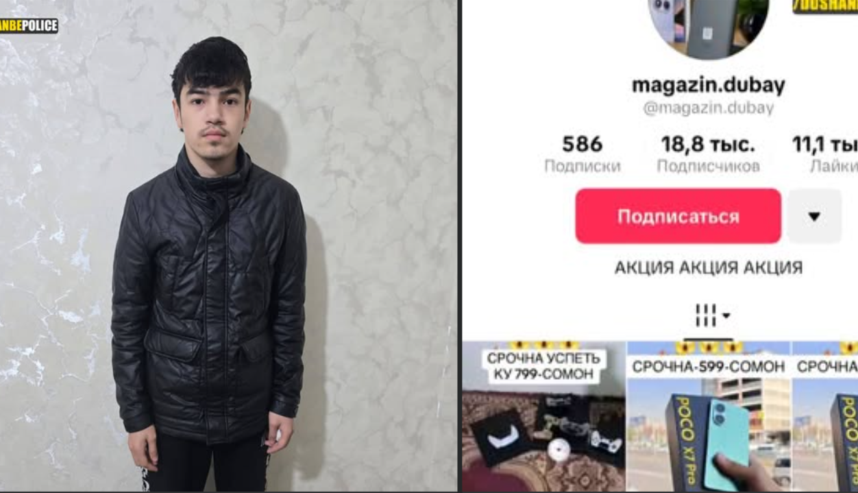 一名涉嫌参与多起网络诈骗案的嫌疑人在杜尚别被拘留。