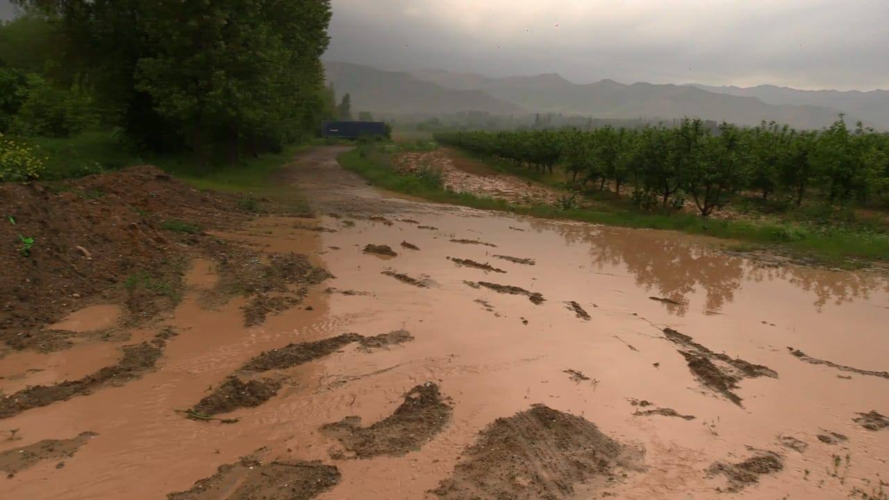 暴雨过后，彭吉肯特泥石流的后续影响正在得到处理。